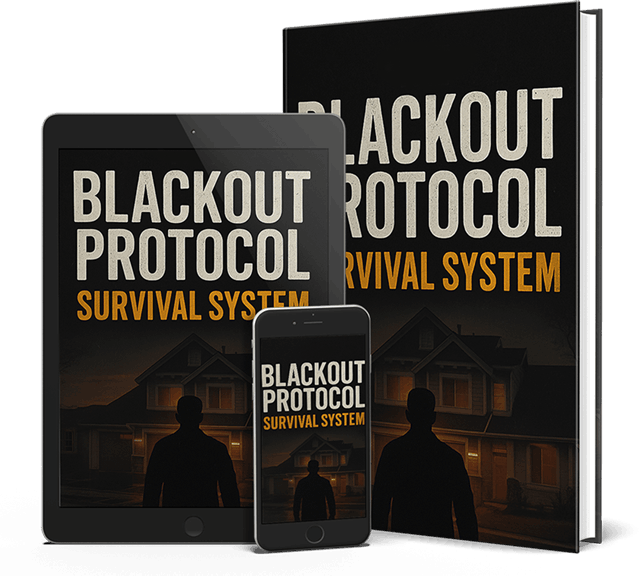 Blackout Protocol Survival System guide cover – power outage and emergency preparedness